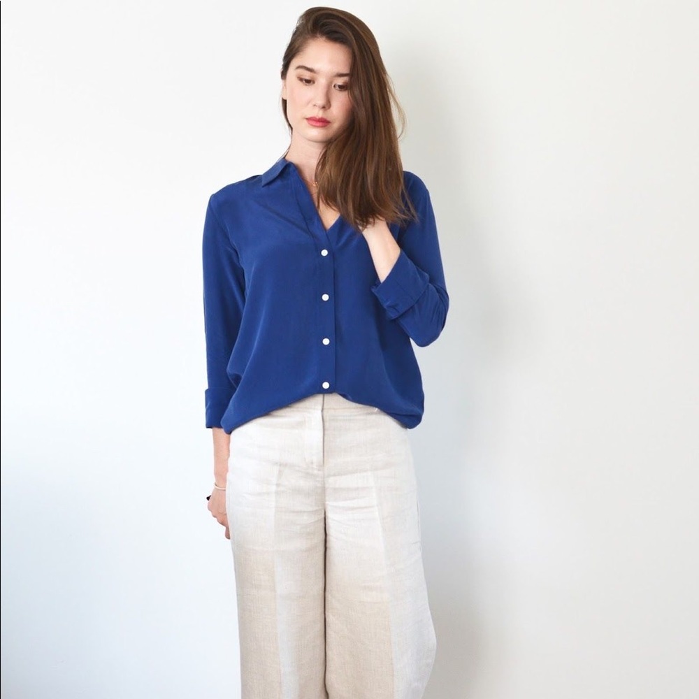 Everlane Relaxed Silk shirt